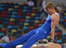 Kişi idman gimnastikası üzrə 22-ci Bakı Çempionatı və Birinciliyi. Bakı, Azərbaycan, 02 oktyabr 2015